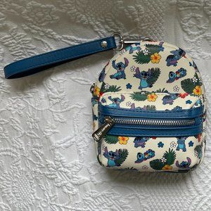 Disney Parks Loungefly Lilo & Stitch Backpack Wristlet Belt Bag 6.5" x 5.5" NWOT